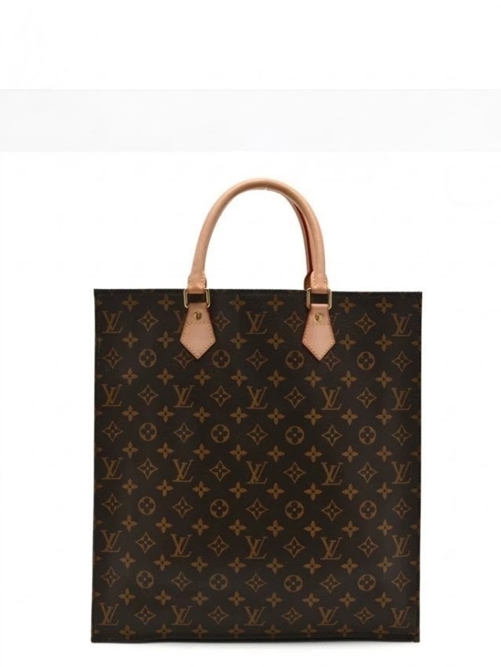Unisex Louis Vuitton Monogram Sac Plat Tote/MI0016/Excellent Condition/Vintage